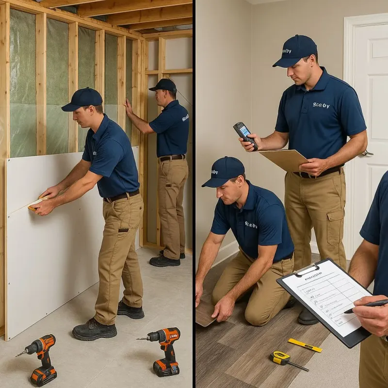 Repairs and Reconstruction process in La Porte, TX